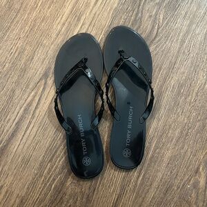 Tory Burch Flip Flops - Black - Size 11